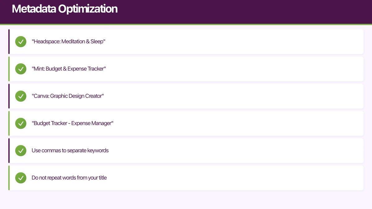 Metadata Optimization Infographic