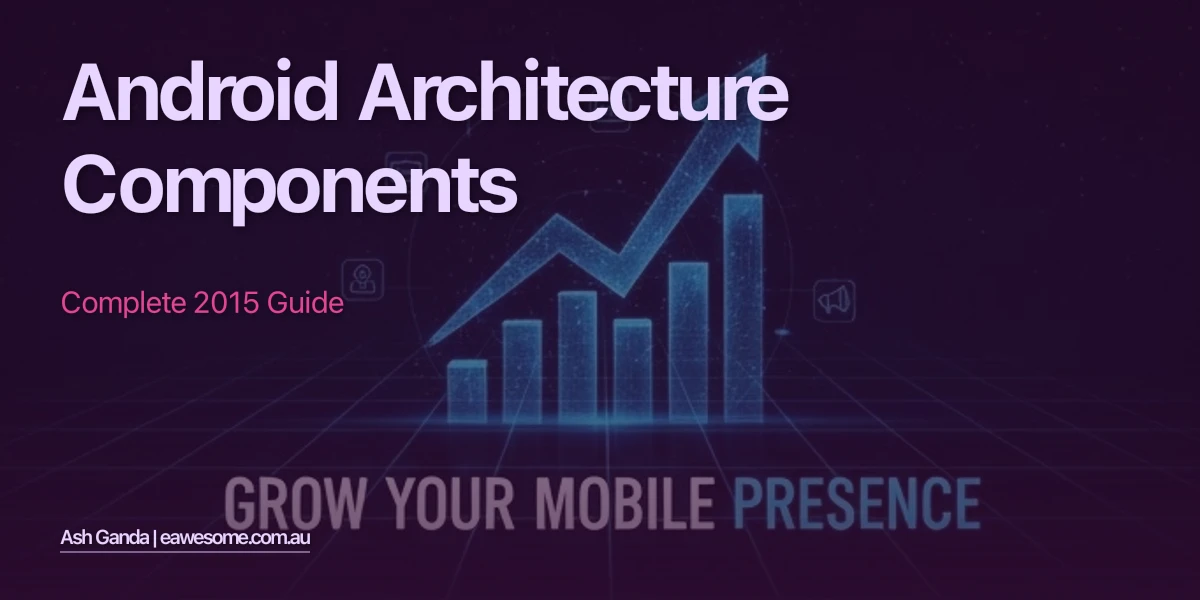 Android architecture components: Complete 2015 Guide