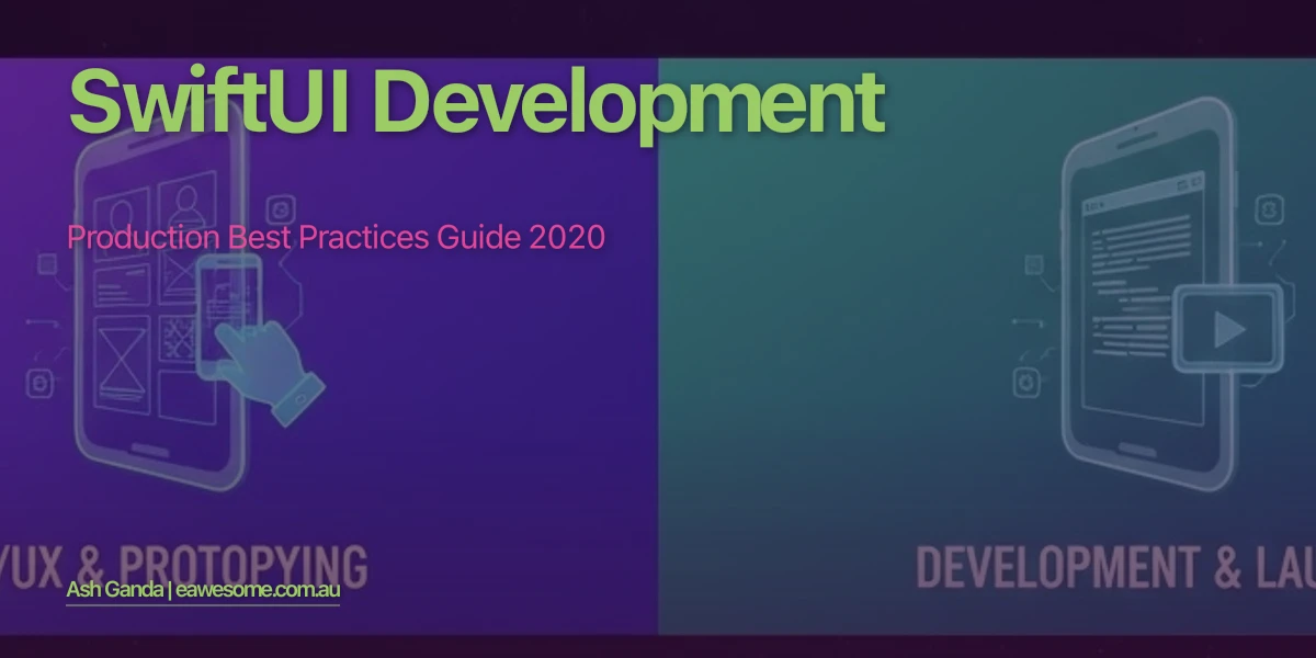 SwiftUI Development: Production Best Practices Guide 2020