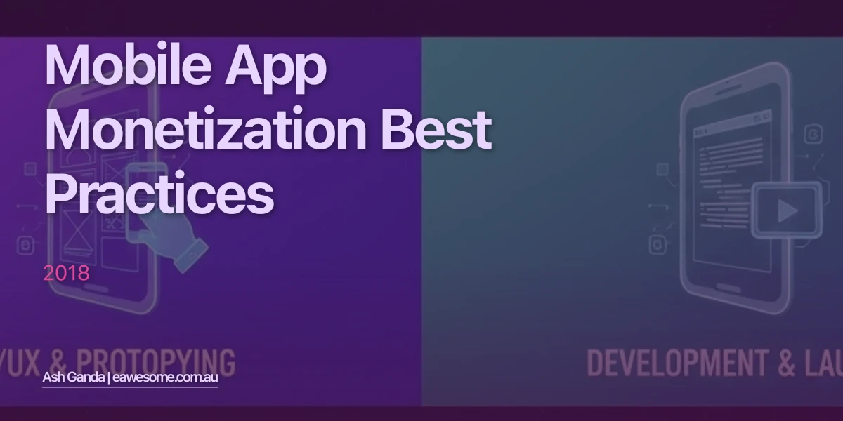 mobile app monetization Best Practices 2018