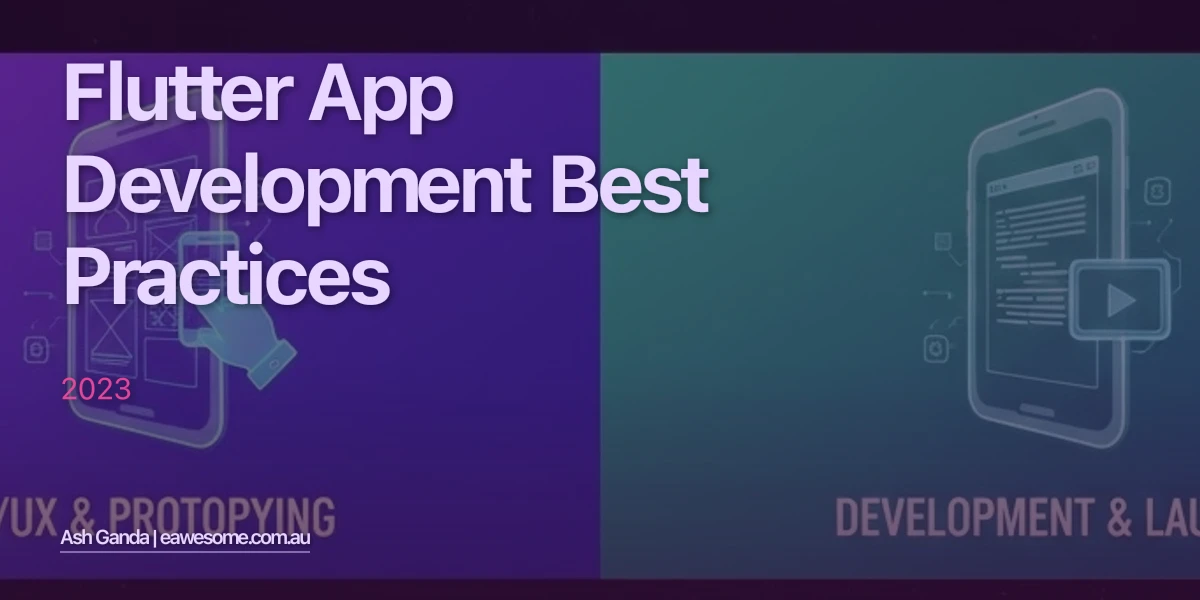 Flutter app development Best Practices 2023