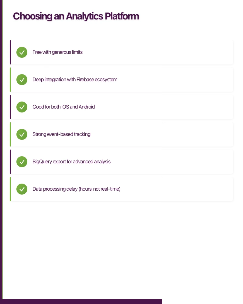Choosing an Analytics Platform Infographic