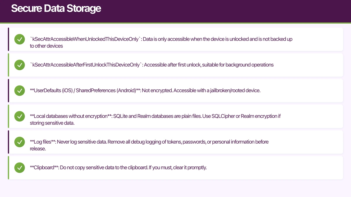 Secure Data Storage Infographic